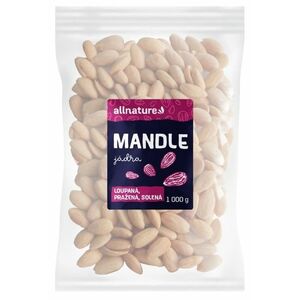 ALLNATURE Mandle loupané pražené solené 1000 g obraz