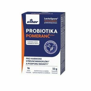 VITAR Probiotika + vláknina + vit. C a D 16 sáčků obraz