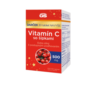 GS Vitamín C 500 mg se šípkem 130 tablet obraz