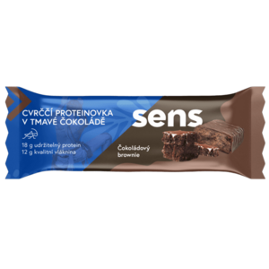 SENS Cvrččí Proteinovka v Tmavé Čokoládě - Čokoládový Brownie 60 g obraz