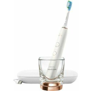 PHILIPS SONICARE DiamondClean 9000 Sonický kartáček s aplikací a nabíjecí skleničkou HX9911/94 obraz