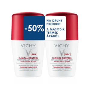 VICHY 96H Detranspirant proti zápachu DUO 2 x 50 ml obraz