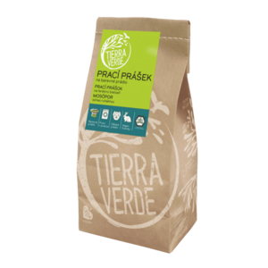 TIERRA VERDE Prací prášek na barevné prádlo, papírový sáček 850 g obraz