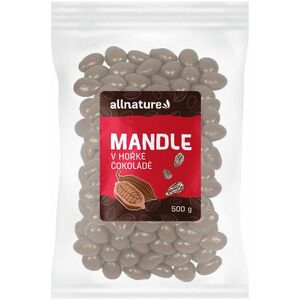 ALLNATURE Mandle v hořké čokoládě 500 g obraz