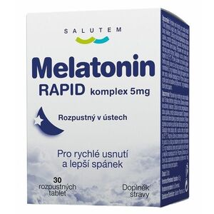 SALUTEM PHARMA Melatonin Rapid komplex 5 mg ODT (pod jazyk) 30 tablet obraz