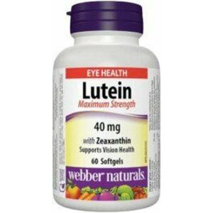 WEBBER NATURALS Lutein 40mg + Zeaxantin 60 kapslí obraz