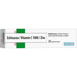 GENERICA Echinacea/Vitamin C 1000/Zinc 20 šumivých tablet obraz