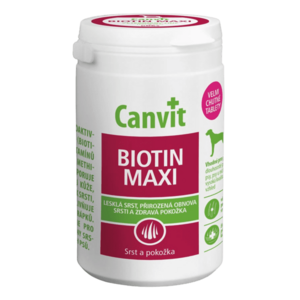 CANVIT Biotin Maxi pro psy 230 g obraz