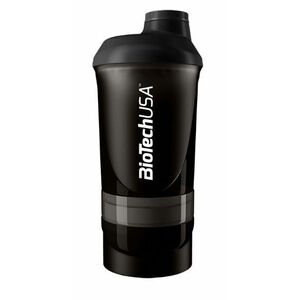 BIOTECH USA Shaker Wave+ 600ml(+250ml+100ml) "Panther Black" obraz