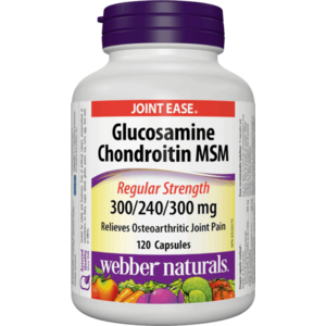 WEBBER NATURALS Glucosamine Chondroitine MSM 840mg 120 kapslí obraz