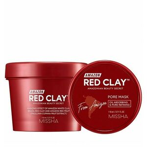 MISSHA Amazon Red Clay Pore Mask čisticí maska s červeným jílem 110 ml obraz