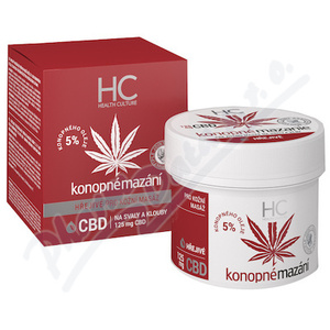 HEALTH CULTURE CBD konopné mazání hřejivé 125 ml obraz