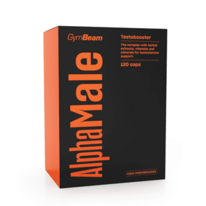 GYMBEAM PB AlphaMale TestoBooster unflavored - 120 kaps obraz