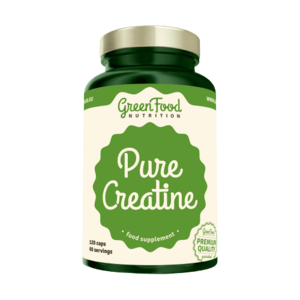 GREENFOOD NUTRITION Pure Creatine Creapure 120 kapslí obraz