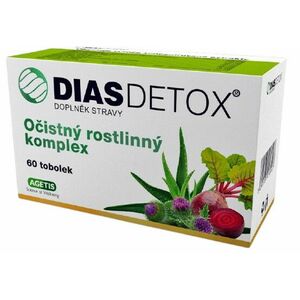 DIAS Detox Očistný rostlinný komplex 60 tobolek obraz