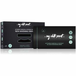 My White Secret Charcoal and Coconut Oil bělicí pásky na zuby 14 ks obraz