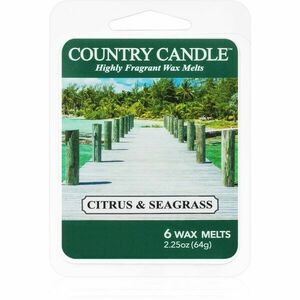 Country Candle Citrus & Seagrass vosk do aromalampy 64 g obraz