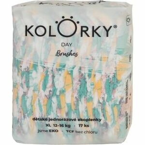 Kolorky Day Brushes jednorázové EKO pleny velikost XL 12-16 Kg 17 ks obraz