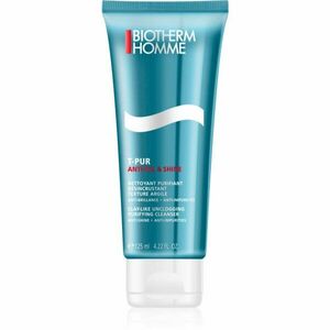 Biotherm Homme T-Pur Anti-oil & Shine čisticí gel pro mastnou a problematickou pleť 125 ml obraz