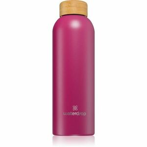 Waterdrop Thermo Steel nerezová láhev na vodu barva Pink Matt 600 ml obraz