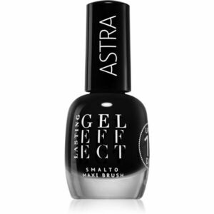 Astra Make-up Lasting Gel Effect dlouhotrvající lak na nehty odstín 24 Noir Foncè 12 ml obraz