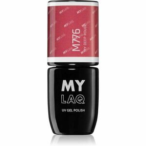 MYLAQ UV Gel Polish gelový lak na nehty odstín My Deep Rouge 5 ml obraz