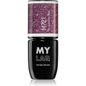 MYLAQ UV Gel Polish gelový lak na nehty odstín My Gleaming Rose 5 ml obraz