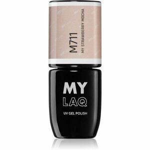 MYLAQ UV Gel Polish gelový lak na nehty odstín My Strawberry Mocha 5 ml obraz