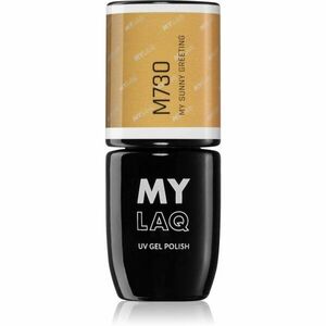 MYLAQ UV Gel Polish gelový lak na nehty odstín My Sunny Greeting 5 ml obraz