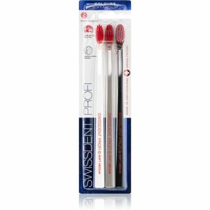 Swissdent Profi Colours zubní kartáčky soft - medium 3 ks obraz