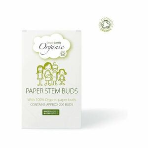 Simply Gentle Organic Paper Stem Buds vatové tyčinky 200 ks obraz