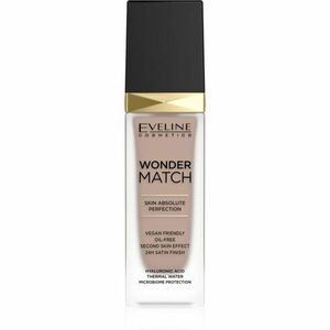 Eveline Cosmetics Wonder Match dlouhotrvající tekutý make-up s kyselinou hyaluronovou odstín 45 Honey 30 ml obraz