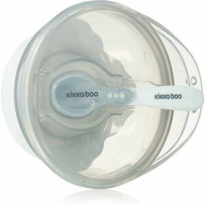 Kikkaboo Suction Bowl with Spoon miska s lžičkou s víčkem 4 m+ Blue 1 ks obraz