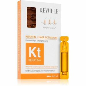 Revuele Keratin+ ampule pro slabé, namáhané vlasy 8x5 ml obraz