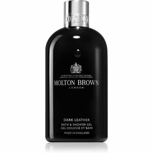 Molton Brown Dark Leather Bath & Shower Gel relaxační koupelový a sprchový gel 300 ml obraz