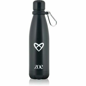 ZOE Heart Logo Stainless Steel Bottle nerezová láhev na vodu barva Black 500 ml obraz