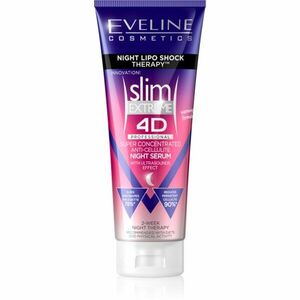 Eveline Cosmetics Slim Extreme superkoncentrované noční sérum s hřejivým účinkem 250 ml obraz