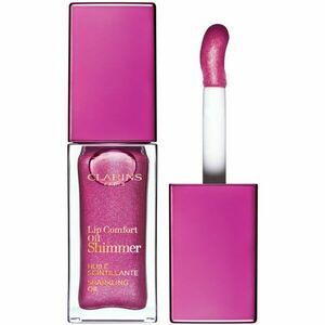 Clarins Lip Comfort Oil Shimmer olej na rty odstín 03 Funky Raspberry 7 ml obraz