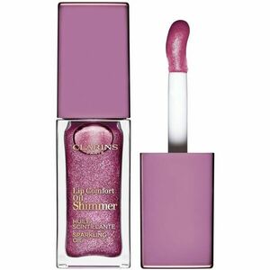 Clarins Lip Comfort Oil Shimmer olej na rty odstín 02 Purple Rain 7 ml obraz