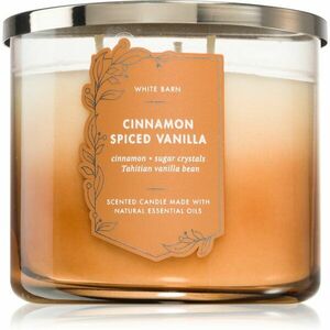 Bath & Body Works Cinnamon Spiced Vanilla vonná svíčka 411 g obraz