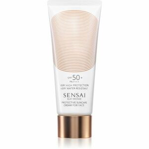 Sensai Silky Bronze ochranný krém na obličej proti slunečnímu záření SPF 50+ 50 ml obraz