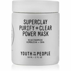 Youth To The People Superclay Purify + Clear Power Mask čisticí pleťová maska 59 ml obraz