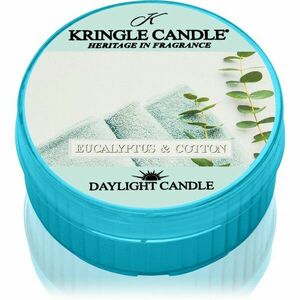 Kringle Candle Eucalyptus & Cotton čajová svíčka 42 g obraz