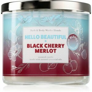 Bath & Body Works Black Cherry Merlot vonná svíčka 411 g obraz