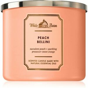 Bath & Body Works Peach Bellini vonná svíčka IV. 411 g obraz