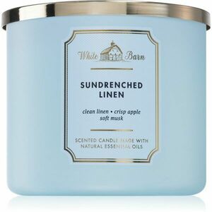 Bath & Body Works Sundrenched Linen vonná svíčka 411 g obraz