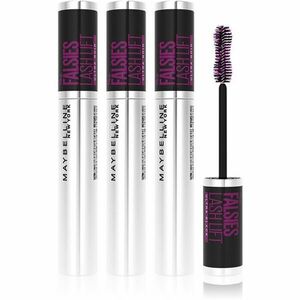 Maybelline The Falsies Lash Lift Extra Black řasenka pro prodloužení a zahuštění řas 3x obraz