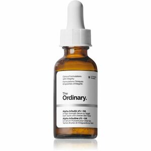 The Ordinary Alpha Arbutin 2% + HA rozjasňující pleťové sérum s kyselinou hyaluronovou 30 ml obraz