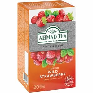 Ahmad Tea Wild Strawberries ovocný čaj příchuť Wild Strawberries 20x2 g obraz