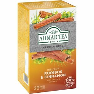 Ahmad Tea Rooibos & Cinnamon čaj rooibos skořice příchuť Rooibos & Cinnamon 20x1.5 g obraz